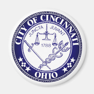 Imã Selo da cidade de Cincinnati, Ohio