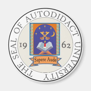 Imã Selo da universidade do Autodidact