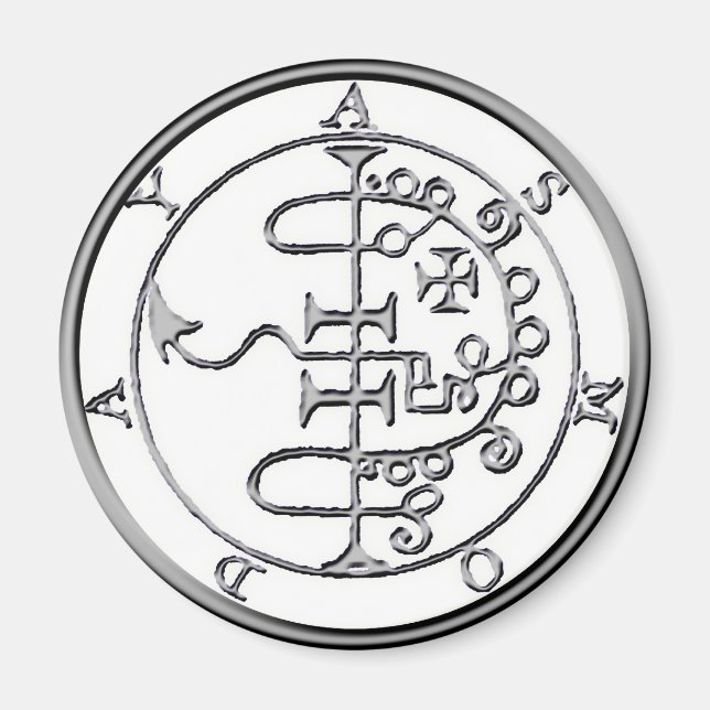 Imã Selo de Asmoday Asmodeus (Frente)