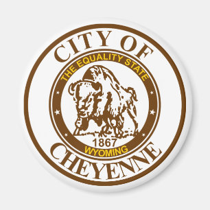 Imã Selo de Cheyenne, Wyoming Magnet