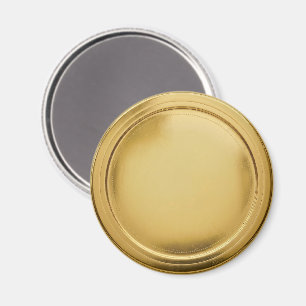 Imã Selo de Folha de Ouro 3D Medalha de Prêmio de Exce