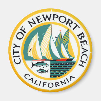 Imã Selo de Newport Beach, Califórnia