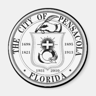 Imã Selo de Pensacola, Flórida Magnet