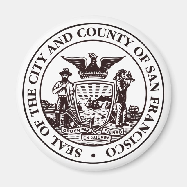 Imã Selo de São Francisco, CA (Frente)