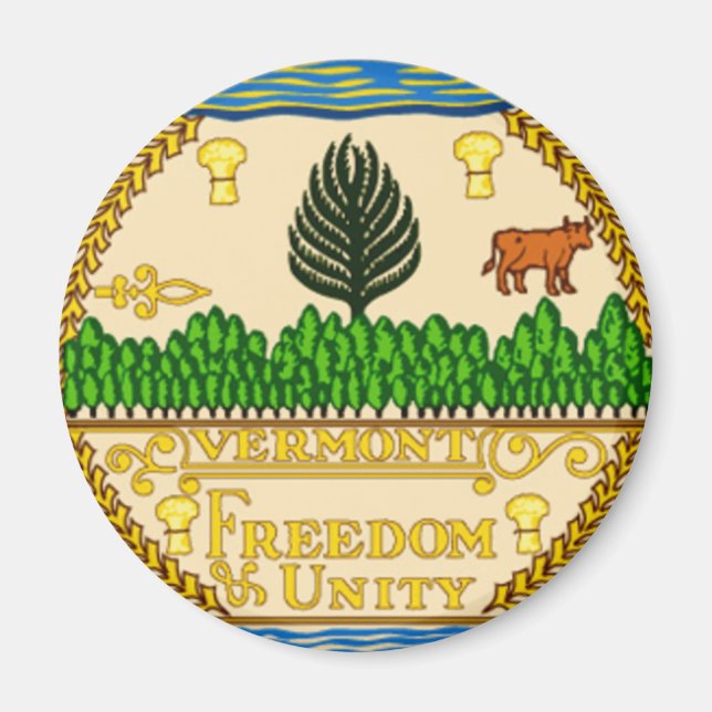Imã Selo do Estado Vermont (Frente)