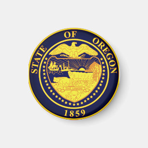 Imã Selo Estatal de Oregon