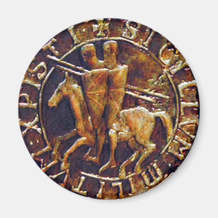 Imã Selo medieval dos cavaleiros Templar