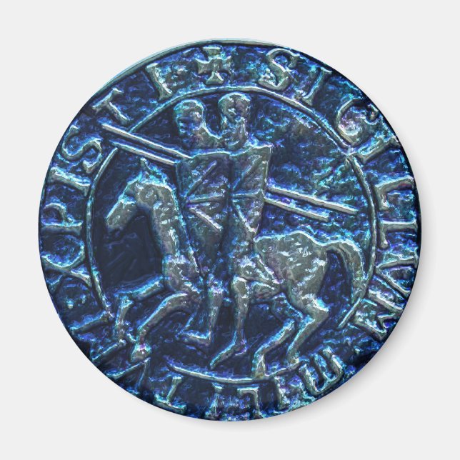 Imã Selo Medieval dos Cavaleiros Templários (Frente)