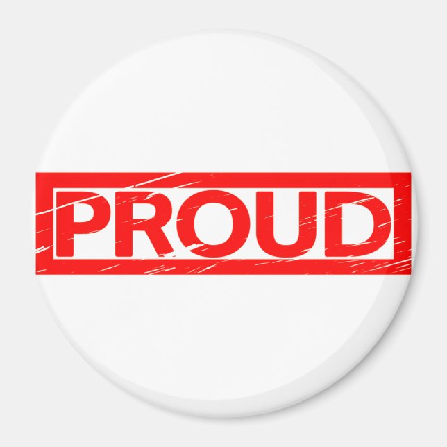 Imã Selo Orgulhoso (Frente)