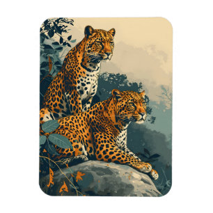 Ímã Selva Leopard: Vintage