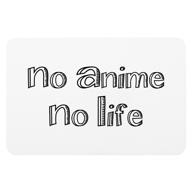 Ímã sem anime sem vida (Horizontal)