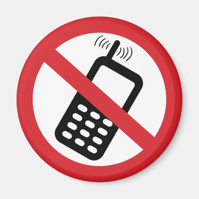 Imã Sem Celulares (Frente)