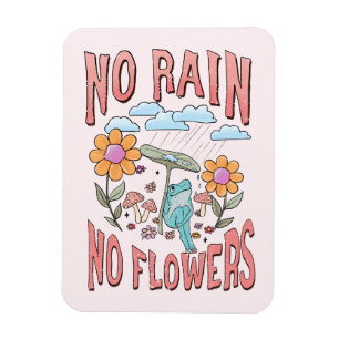 Ímã Sem Chuva, Sem Flores - Inspiração Floral Vibrante