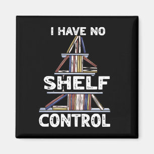 Imã Sem Controle de Prateleira Livro Engraçado Lendo B