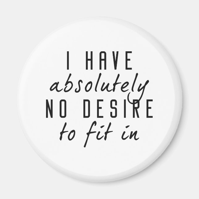 Imã Sem Desejo De Ajustado (Frente)