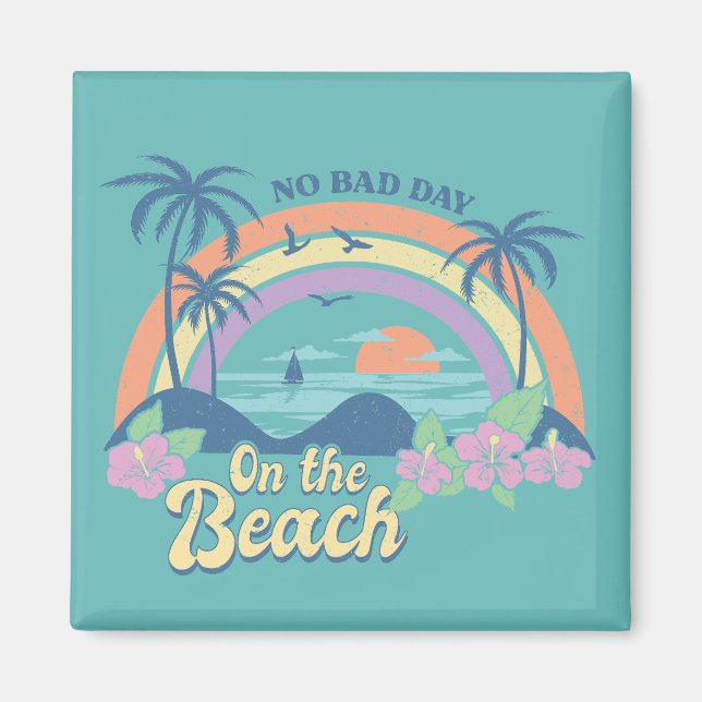 Imã Sem Dia Ruim na praia (Frente)