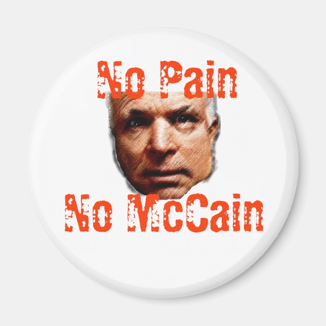 Imã Sem Dor, Sem McCain (Frente)