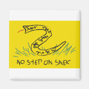 Imã Sem Etapa no Sinalizador Snek Gadsden