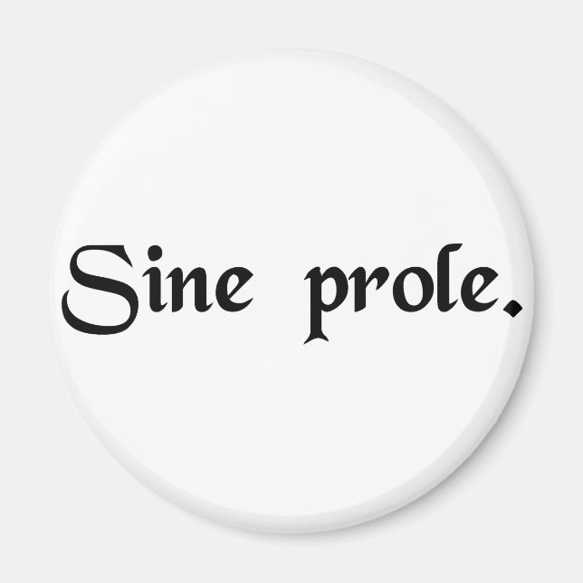 Imã Sem filhos. (Frente)