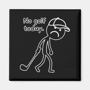 Imã Sem golfe hoje, design engraçado e triste para ama