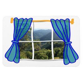 Ímã Sem Janela Faux Janela Local de Trabalho Fundido