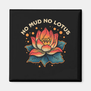 Imã Sem Lama Sem Lotus Vintage Zen Citação Budista