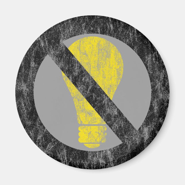 Imã sem lâmpadas incandescentes (Frente)