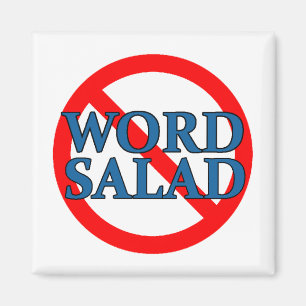 Imã Sem Magneta de Salada de Palavra
