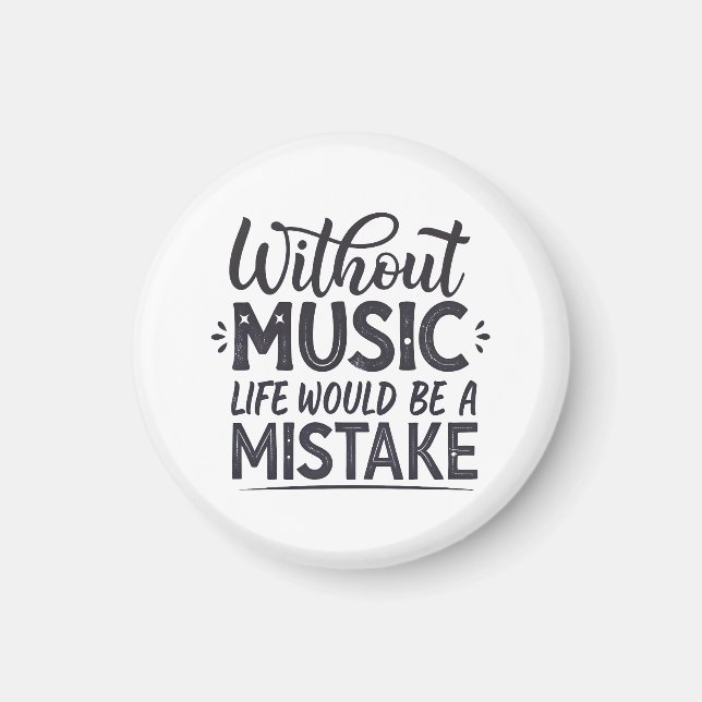 Imã Sem música a vida seria um erro (Frente)