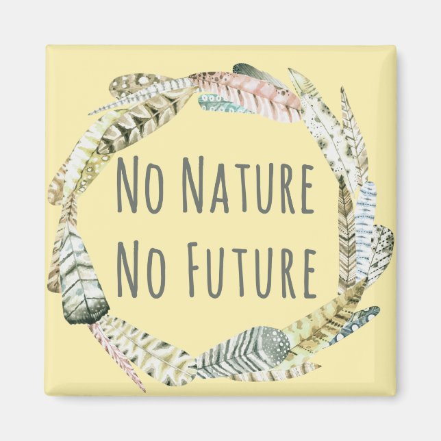 Imã Sem natureza, sem futuro (Frente)