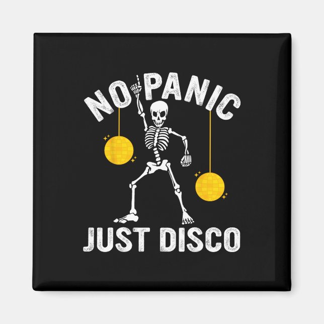 Imã Sem Pânico Apenas Disco Engraçado Gótico De Dança  (Frente)