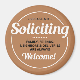 Imã Sem Solicitação (editável) Entrada da porta fronta