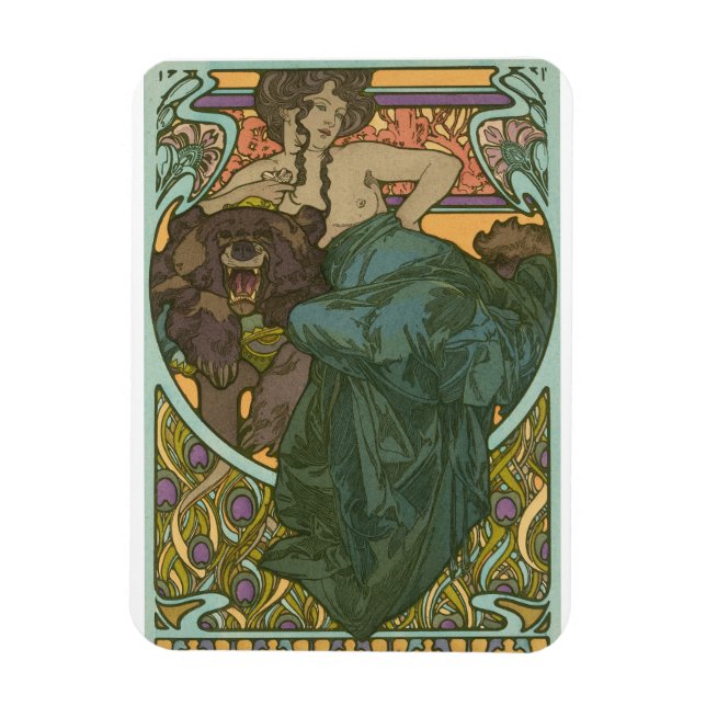 Ímã Sem título por Alphonse Mucha (1902) (Vertical)