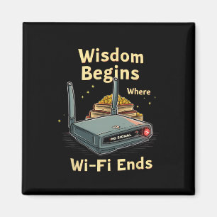 Imã Sem Wifi Leia Livros Em Vez - Divertido Volta às A