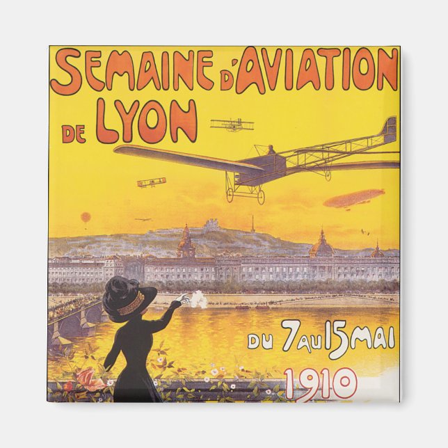 Imã Semaine d'Aviation de Lyon (Frente)