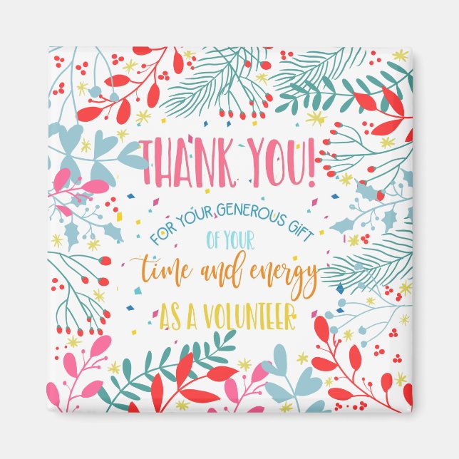 Imã semana de apreciação de voluntários (Frente)