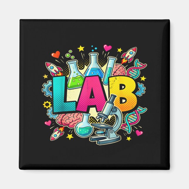 Imã Semana de laboratório de 2026 cientista de laborat (Frente)