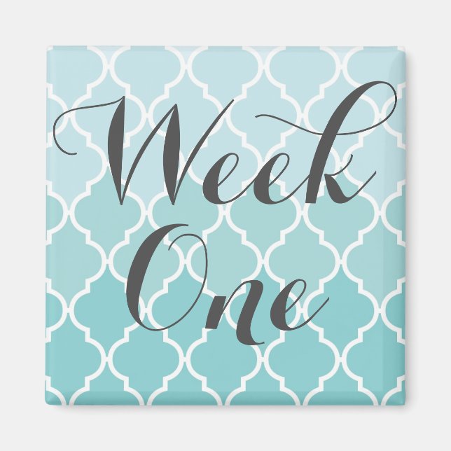 Imã Semana um ímã (Frente)