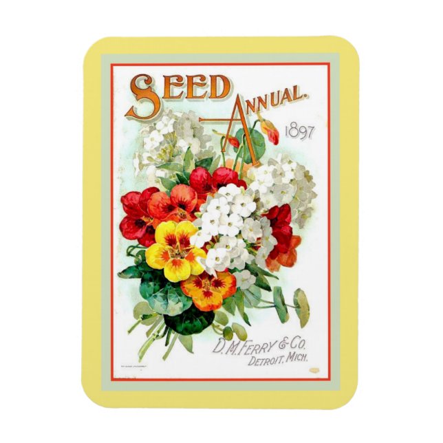 Ímã Sementes anuais 1879 (Vertical)