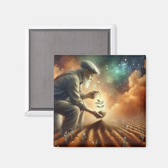 Imã "Sementes de Renovação" (Front/Back)