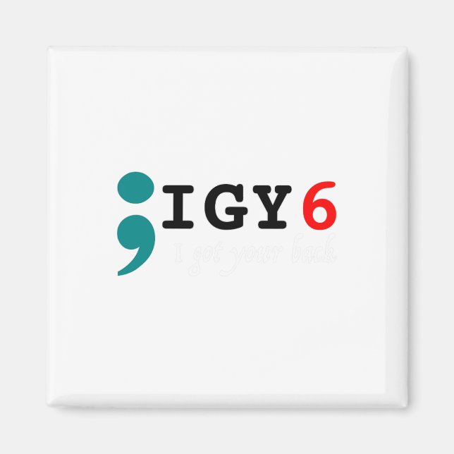 Imã Semicolon, Tenho Sua Consciência Do Suicídio Ck. (Frente)