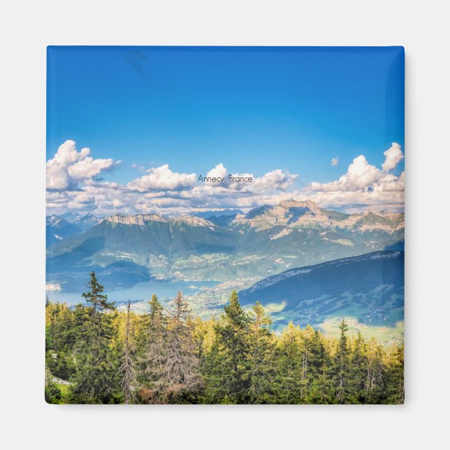 Imã Semnoz, Annecy, fotografia cênica da França (Frente)