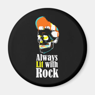 Imã Sempre aceso com rock