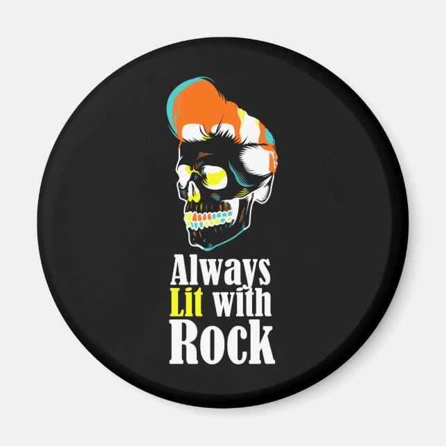 Imã Sempre aceso com rock (Frente)