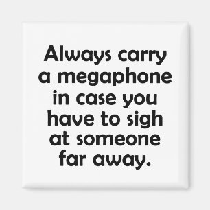 Imã Sempre Carregar um Megaphone