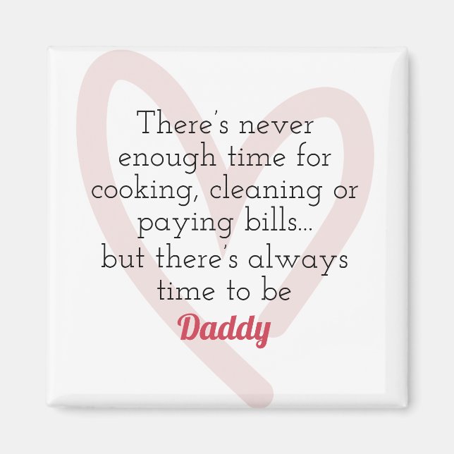 Imã Sempre É Hora De Ser Um Magneto Pai (Frente)