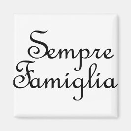 Imã Sempre Famiglia - Italiano - Família Sempre