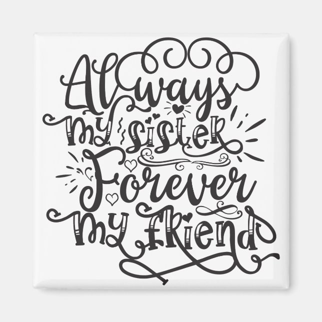 Imã Sempre Minha Irmã Para Sempre Minha Amiga (Frente)