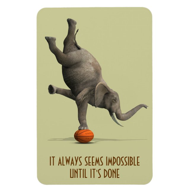 Ímã Sempre parece impossível até que seja feito (Vertical)