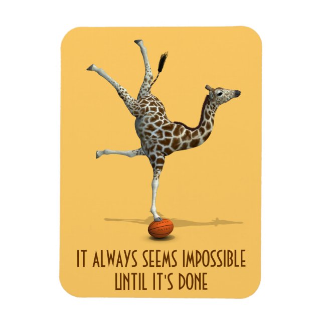 Ímã Sempre parece impossível até que seja feito (Vertical)